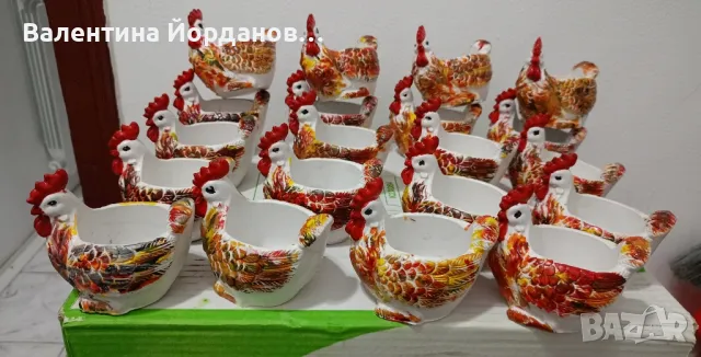 ръчно изработени кашпи боядисани с акрилни бои и лакирани , снимка 2 - Декорация за дома - 49867764