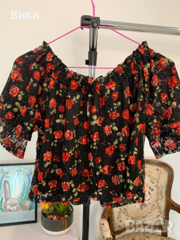 Дамска блуза в размер S/М, снимка 10 - Корсети, бюстиета, топове - 44922565