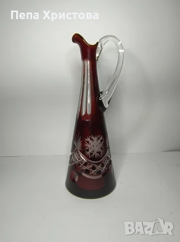 Гарафа от двуслоен оловен кристал  , снимка 6 - Аксесоари за кухня - 51145652