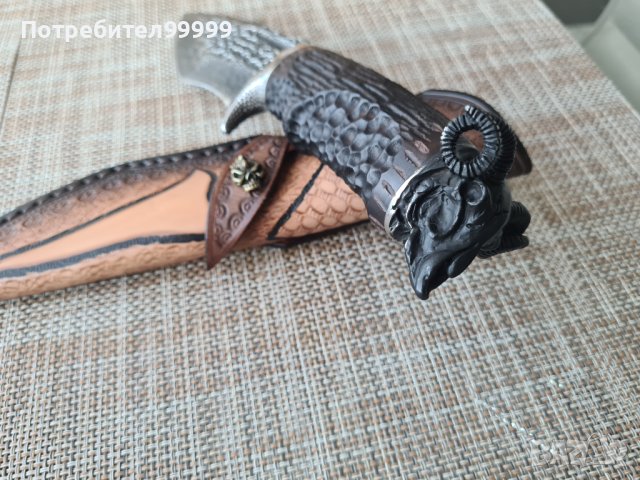 Нож от дамаска стомана , снимка 4 - Ножове - 41839627