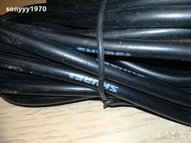shure mic+shure кабел с жак и букса-внос швеицария, снимка 6 - Микрофони - 29672601