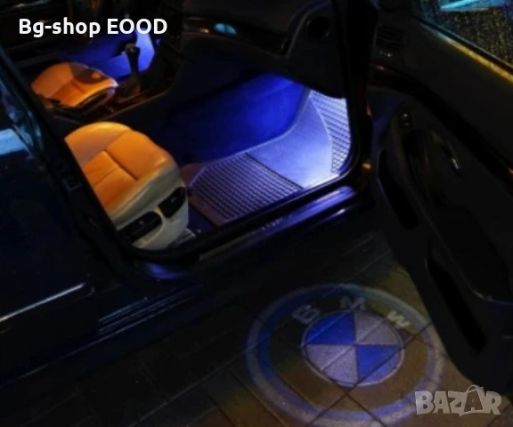 Проектор на Лого за врати с Led, За Volkswagen, BMW, Audi, Mercedes, снимка 3 - Аксесоари и консумативи - 53944982