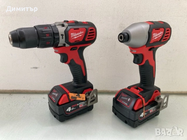 Milwaukee M18 BPP2Q  НОВ Комплект Ударен Винтоверт и Гайковерт, снимка 3 - Винтоверти - 54326564