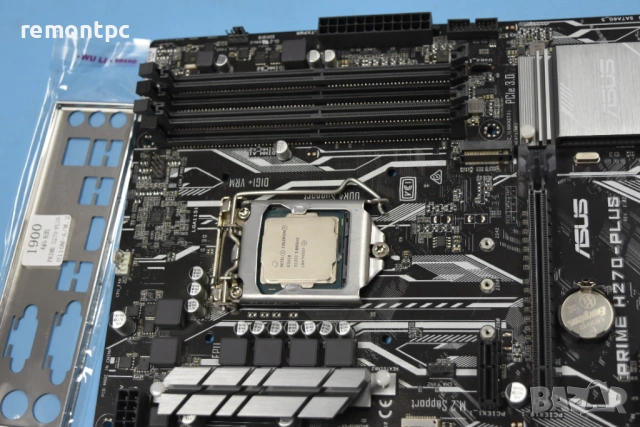 Дънна платка 1151 DDR4 Asus Prime H270-Plus + Celeron G3930, снимка 7 - Дънни платки - 54292116