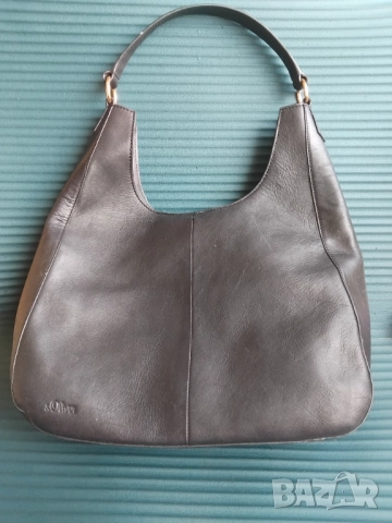 S. Oliver 100% оригинална дамска чанта - естествена кожа, снимка 3 - Чанти - 52632682