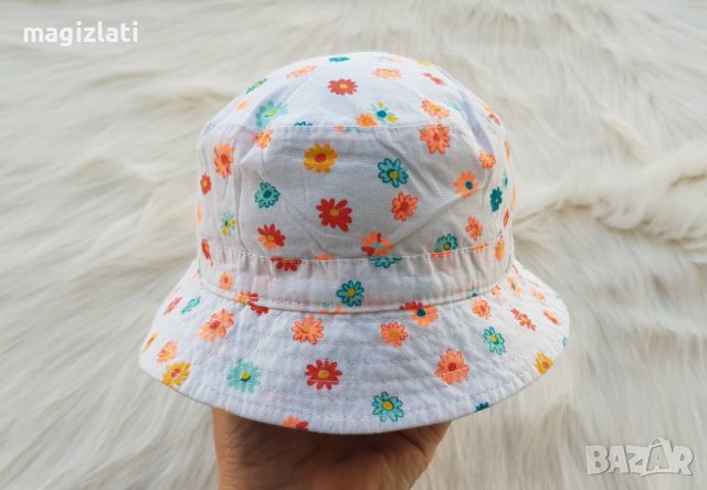 Летни шапки за бебе 62-68см., снимка 10 - Бебешки шапки - 40365358