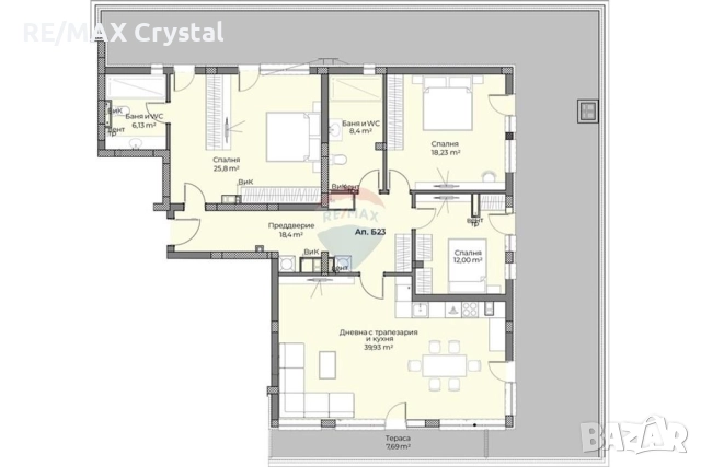 Апартамент - За продажба - кв.Беломорски,гр. Пловдив