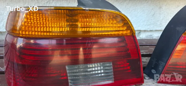 Продавам фей стопове за BMW E39 седан с оранжева оптика, снимка 3 - Части - 55892411