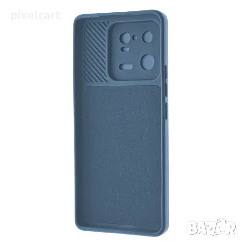 Силиконов калъф Camshield Soft за Xiaomi 13 Pro, Син, снимка 2 - Калъфи, кейсове - 47983374