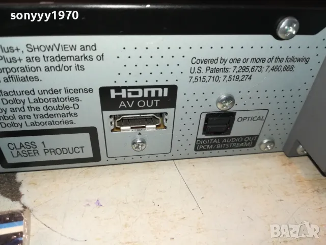 PANASONIC DMR-EH545EGK HDD/DVD RECORDER-ВНОС SWISS 2002251043, снимка 11 - Плейъри, домашно кино, прожектори - 49204834