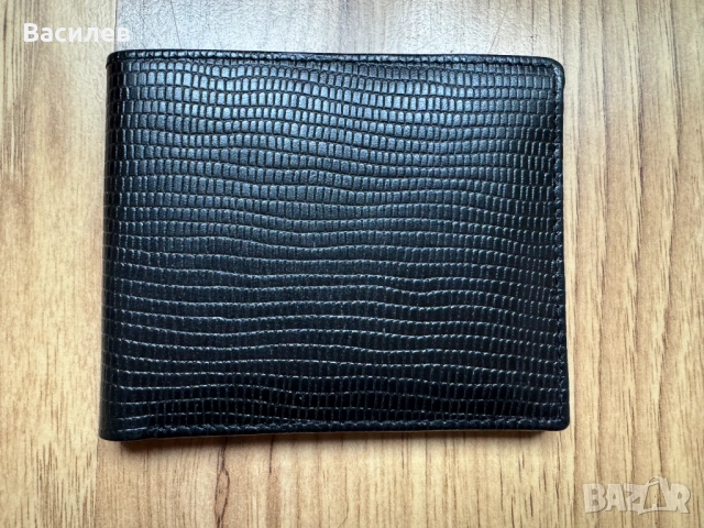 J. Wilson мъжки портфейл портмоне естествена кожа внос Англия