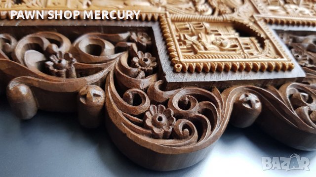 Продавам кръст,уникална изработка от дърворезба, снимка 4 - Икони - 30343197