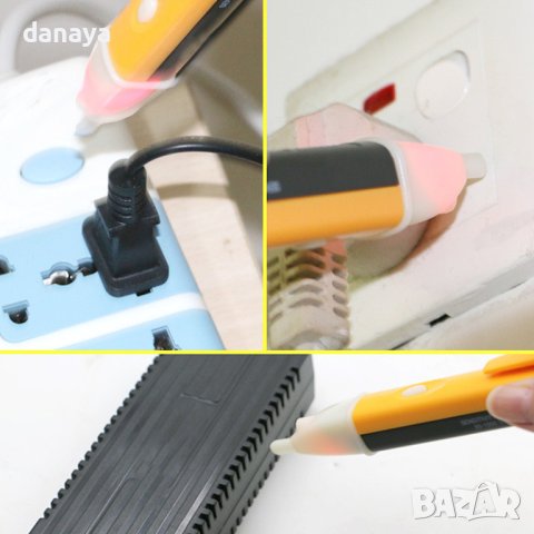 3484 Безконтактен фазомер тестер за напрежение, снимка 5 - Други инструменти - 40454479