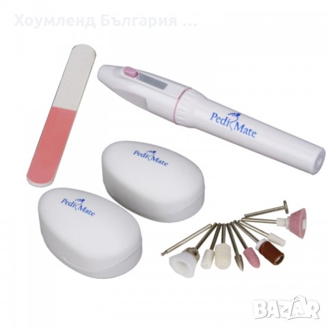 Електрическа пила с накрайници за оформяне на нокти/ к-т за маникю, снимка 2 - Епилатори - 29402121