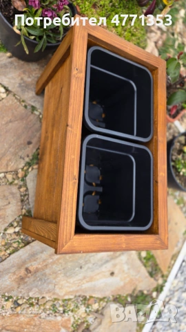 Дървени кашпи/саксии/плантери за двор, градина или тераса, снимка 5 - Саксии и кашпи - 53906114