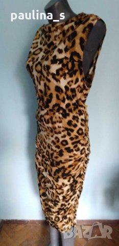 Изумителна рокля "Empire"® голям размер / леопардов принт, снимка 6 - Рокли - 29559441