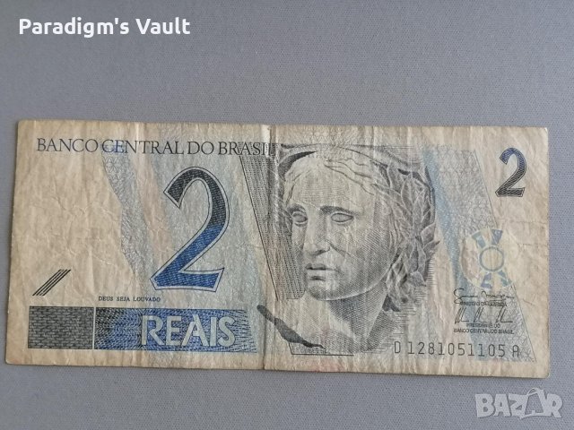 Банкнота - Бразилия - 2 реала | 1999г. - 2001г.