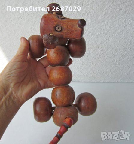 Кучета от дърво и керамика: Куче дърво дакел фигура статуетка, снимка 6 - Статуетки - 31623567