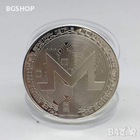 Монеро монета / Monero Coin ( XMR ) - Silver, снимка 3 - Нумизматика и бонистика - 38573841