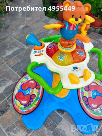 детска играчка VTech Sit-to-Stand Dancing Tower (Танцуваща кула „Седни и стани“)., снимка 2 - Образователни игри - 56194707