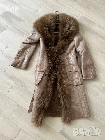 Кожено палто🌹