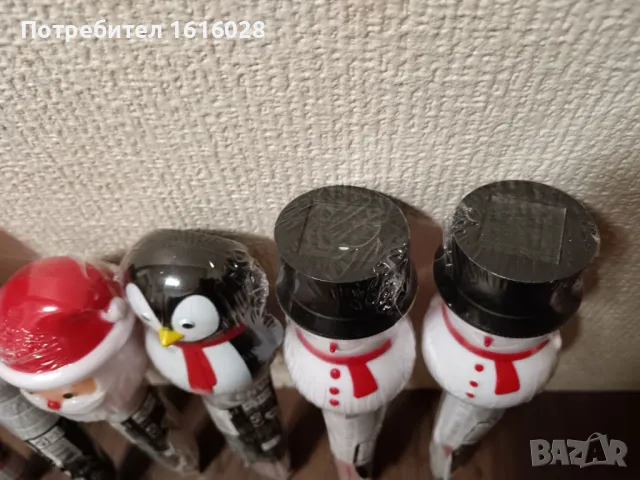Коледни соларни лампи - дядо Коледа,Снежко,Пингвин., снимка 6 - Соларни лампи - 47636432