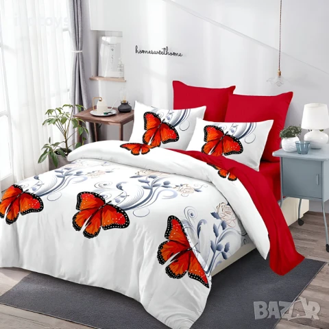 Двулицево спално бельо, 6 части - Модел WS17822, снимка 1