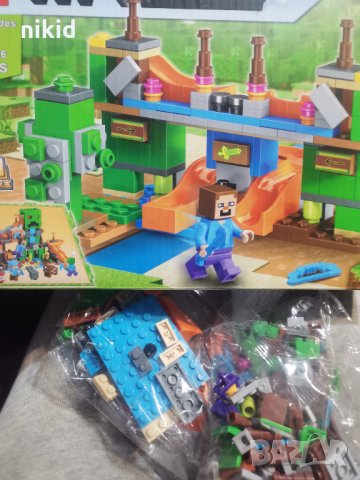 125 части Minecraft Майнкрафт фигурки Конструктор лего , снимка 2 - Конструктори - 35021369
