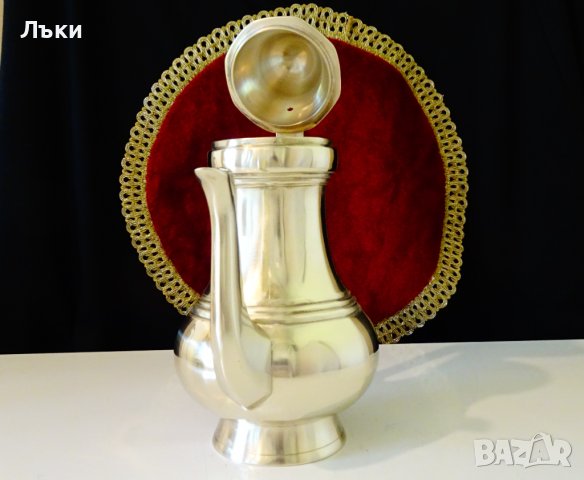 Английска бронзова кана 1 кг.,маркирана. , снимка 2 - Антикварни и старинни предмети - 36772299