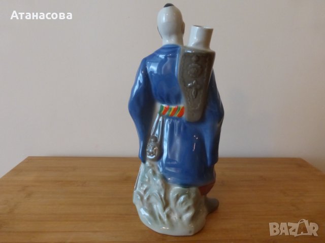 Порцеланова фигура-бутилка Украйна 1990 г 2, снимка 6 - Антикварни и старинни предмети - 42785122