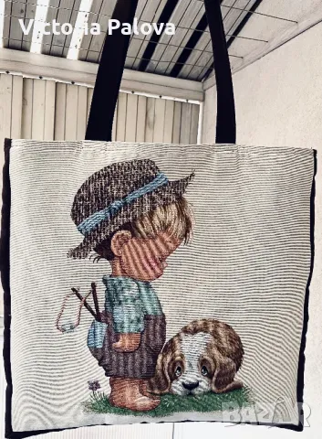 Голяма  дизайнерска чанта шопър, снимка 12 - Чанти - 49329929