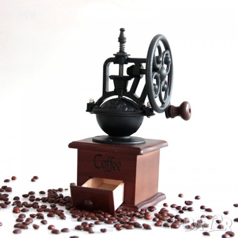 Дървена ръчна мелница за кафе на зърна, снимка 3 - Други - 34425120