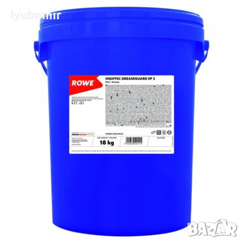 Мултифункционална литиева грес ROWE HIGHTEC GREASEGUARD EP 2, 18кг, снимка 1