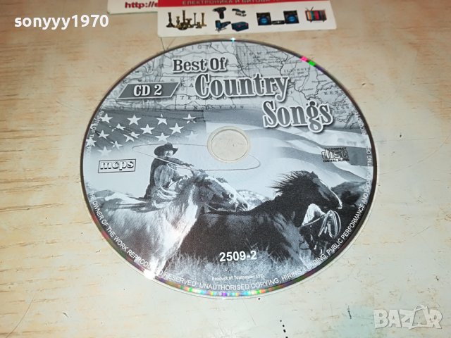 COUNTRY SONGS 2 ЦД 1309221843, снимка 1 - CD дискове - 37993763