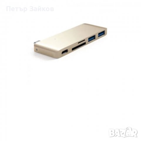 Type-C USB Passthrough Hub Gold хъб, снимка 6 - Друга електроника - 38710600
