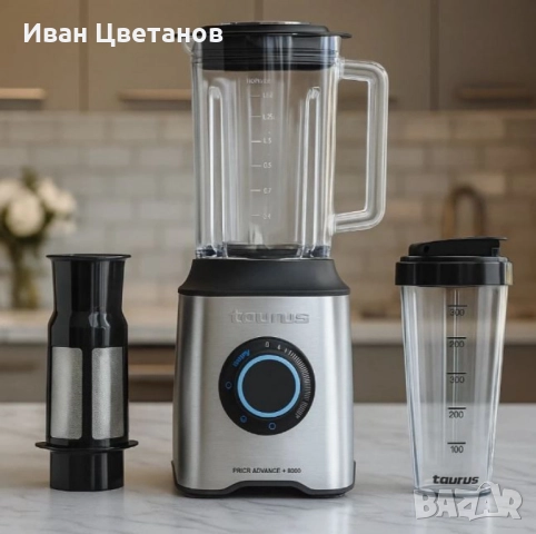 Блендер Taurus Prior Advance+ 1800 (1800W, 2L, 6 ножа, 4 функции
