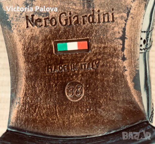 Елегантни модерни боти/ботуши челси NERO GIARDINI Италия, снимка 3 - Дамски боти - 39643145