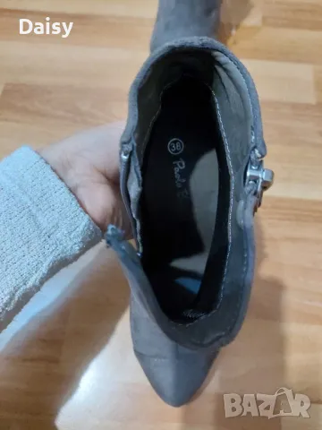 Дамски боти на ток, снимка 5 - Дамски боти - 47711161