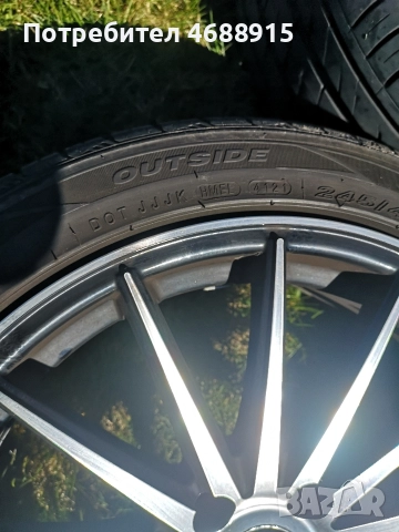 bmw sportpaket 18, снимка 4 - Гуми и джанти - 52864223