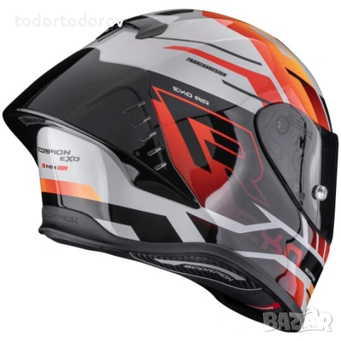 Мото Каска SCORPION EXO-R1 EVO 2 AIR Adrenaline Orange/Gray 2026 860.37 лв. / 439.90 €, снимка 3 - Аксесоари и консумативи - 54149923