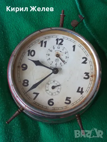 ЮНГХАНС Стар КОЛЕКЦИОНЕРСКИ МЕХАНИЧЕН НЕМСКИ БУДИЛНИК JUNGHANS от ЦАРСКО ВРЕМЕ 43626, снимка 16 - Антикварни и старинни предмети - 44466294