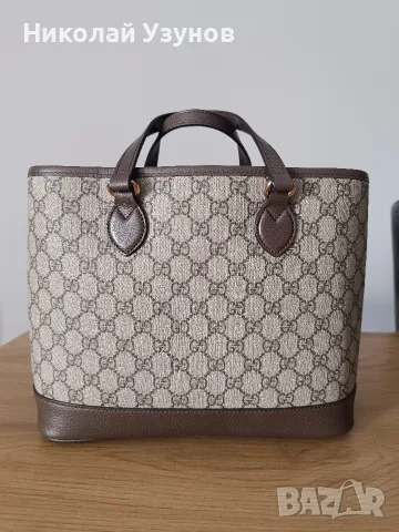 Дамска чанта Gucci Ophidia Medium Tote Bag – 100% Оригинална, снимка 3 - Чанти - 55804834