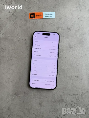 97% Батерия❗️256GB❗️iPhone 16 Pro Лизинг от 24€/мес Black Titanium USA КАТО НОВ❗️, снимка 4 - Apple iPhone - 56197282