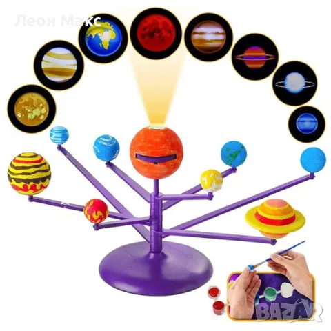 Детски планетариум с прожектор комплект космос планети , снимка 2 - Образователни игри - 48447637