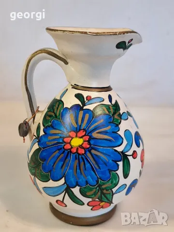 гръцка керамична кана 7/5, снимка 2 - Кани - 49869488