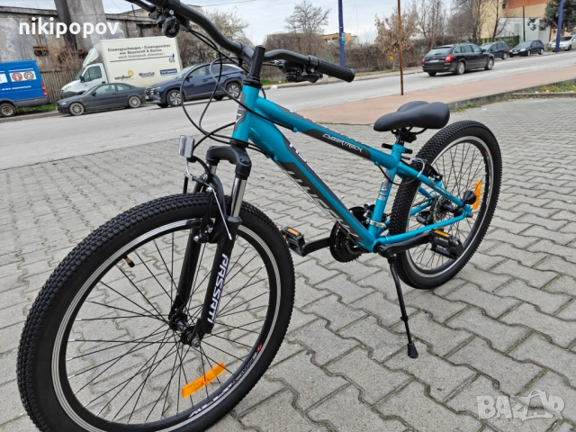 PASSATI Велосипед 24" CYBERTRECK нов син, снимка 7 - Велосипеди - 53918281