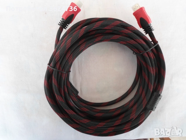 HDMI кабел 10 м., снимка 3 - Стойки, 3D очила, аксесоари - 52905608
