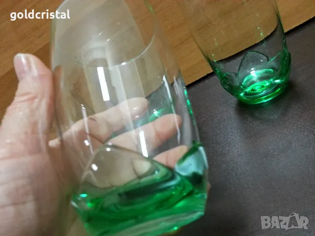 стъклени водни чаши , снимка 4 - Антикварни и старинни предмети - 49029119