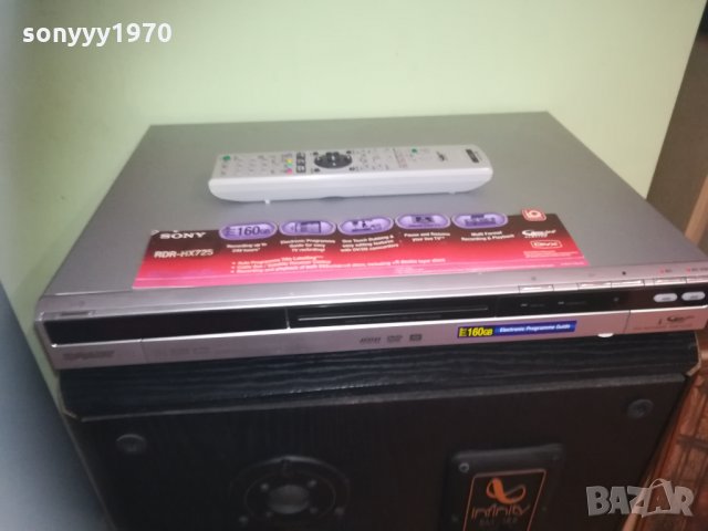 sony rdr recorder hdd/dvd+дистанционно 1111202304, снимка 4 - Плейъри, домашно кино, прожектори - 30757273