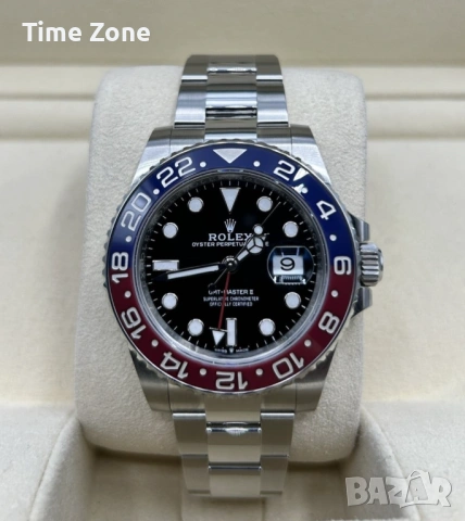 Rolex GMT-Master II 40mm Steel 'Sprite' Jubilee Automatic Различни Варианти, снимка 8 - Мъжки - 54049034
